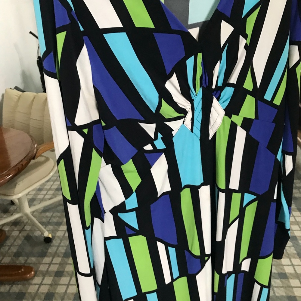Metro style Art Deco dress